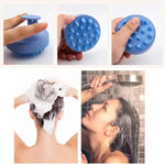 1pc Silicone Shampoo Brush Head Scalp Massage Comb Hair Washing Combs Bath Shower Body Massage Brushes Salon Hairdressing Tools