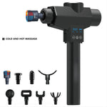 High-Quality Vibration Electric Deep Muscle Body Therapy Fascia Massage Gun Long Handle Massage Gun
