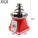 110V/220V Chocolate Fountain Machine 3 Layer Detachable Chocolate Melter DIY Choc Waterfall dispenser  With Heating Fondue