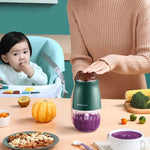 Baby Food Processor, Multifunctional Mini Grinder and Blender, 304 Stainless Steel, Glass Bowl, Detachable Design Easy Cleaning