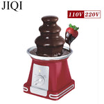 110V/220V Chocolate Fountain Machine 3 Layer Detachable Chocolate Melter DIY Choc Waterfall dispenser  With Heating Fondue